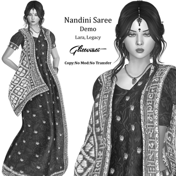Second Life Marketplace - ! Glitterati - Nandini Saree - Demo